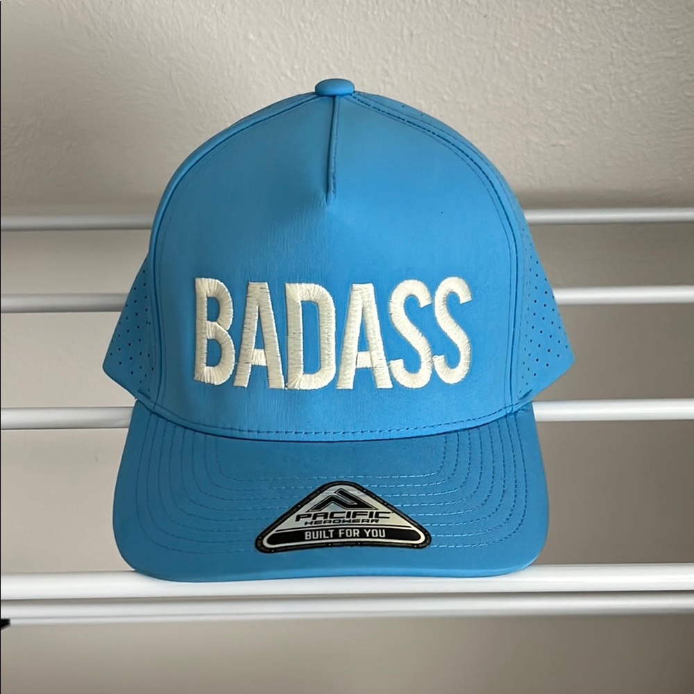 Blue 'BADASS' Trucker Hat